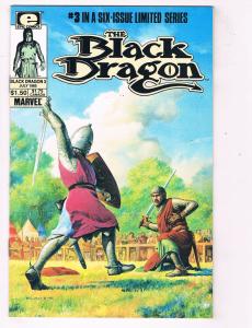 Black Dragon (1985 Marvel/Epic) #3 Comic Book Chris Claremont Limited HH4 AD38