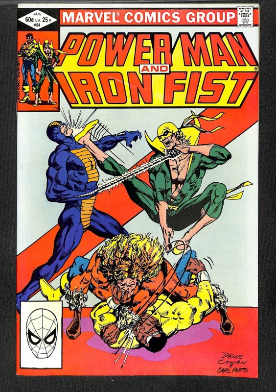 Power Man and Iron Fist #84 NM- 9.2 Early Sabretooth!