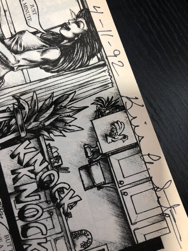 Grips Special (1992) Signed by Creator Kristoffer A. Silver