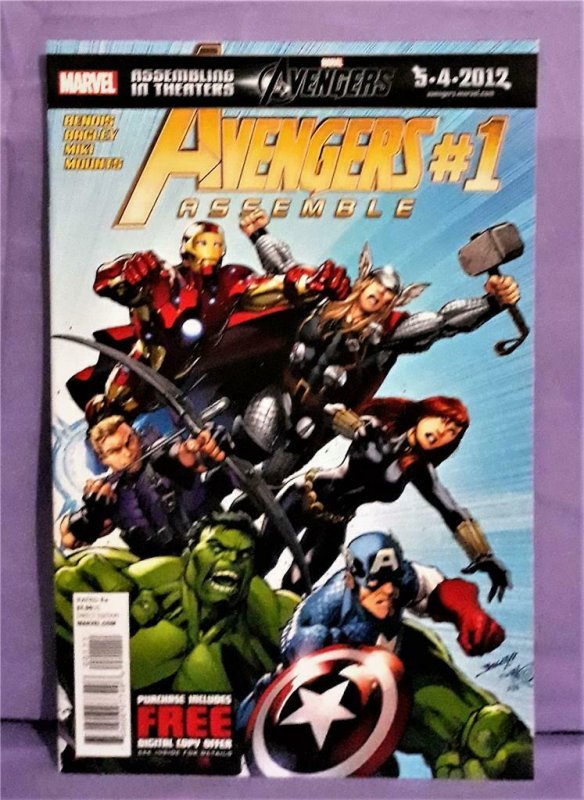 Brian Michael Bendis AVENGERS ASSEMBLE #1 - 8 Mark Bagley (Marvel, 2012)!