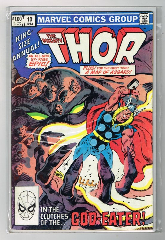 Thor Annual #10 (1982) The God-Eater 1st Appearance Demogorge Apollo