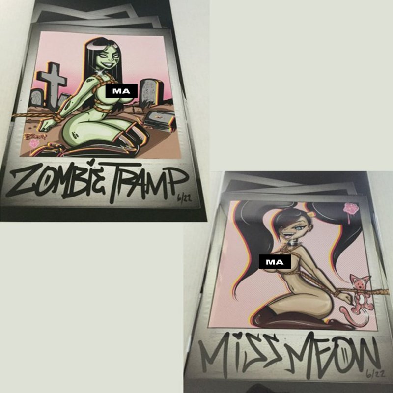 2022 Fan Expo Zombie Tramp #56 / Miss Meow #1 Connecting Naughty Virgin Variants