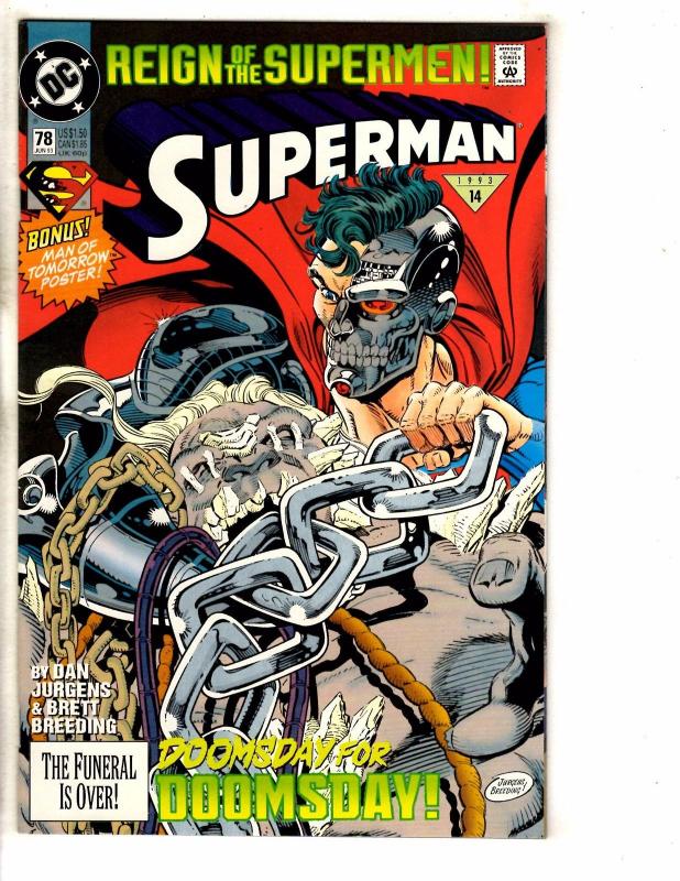 11 Superman DC Comic Books # 70 71 72 73 74 75 76 77 78 (2) 79 Batman Flash PP8