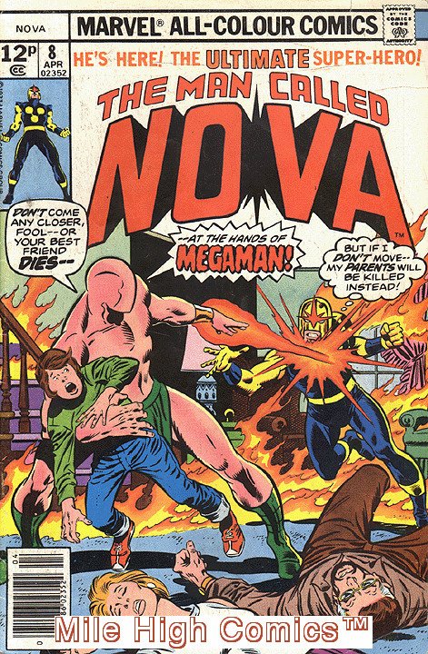 NOVA (1976 Series)  (RICHARD RIDER) (MARVEL) #8 BRITISH Very Good Comics Book
