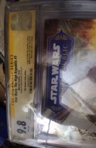Star Wars: The High Republic #1 Mayhew Virgin Cover (2022) slabbed and signed