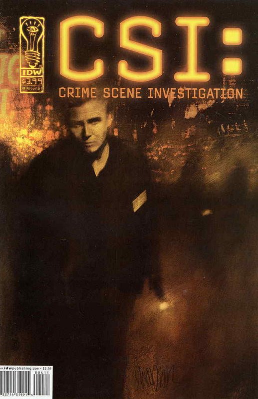 CSI: Crime Scene Investigation #4 VF; IDW | Ashley Wood - we combine shipping 