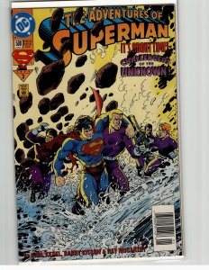 Adventures of Superman #508 Newsstand Edition (1994) Superman