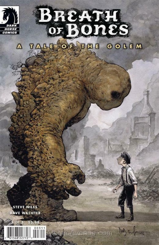 Breath of Bones: A Tale of the Golem #3 VF/NM; Dark Horse | Steve Niles - we com 