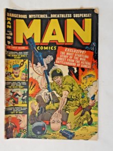 Man Comics (1951, Atlas) #10vg; Violent Cvr, Maneely &Robinson Art