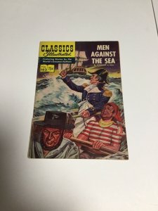 Classics Illustrated # 103 Men Against Sea Fn Fine 6.0 
