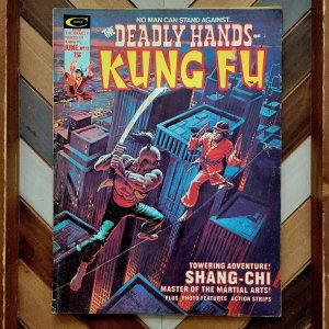 The DEADLY HANDS of KUNG FU #13 VG+ (Marvel 1975) Shang-Chi + SONS Of THE TIGER