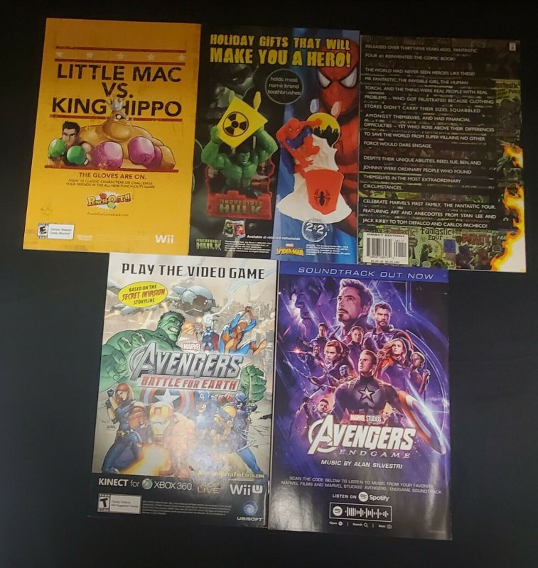 5PC FANTASTIC FOUR LOT (8.0) DR:FF #4-5, FF:GD #2 FF #1 FF: L #1!! 2005