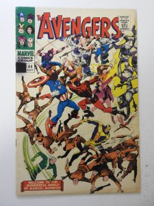The Avengers #44 (1967) VG Condition ink fc