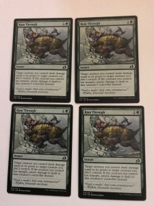 4 RAM THROUGH (instant) : Magic the Gathering MTG cards; IKORIA, NM