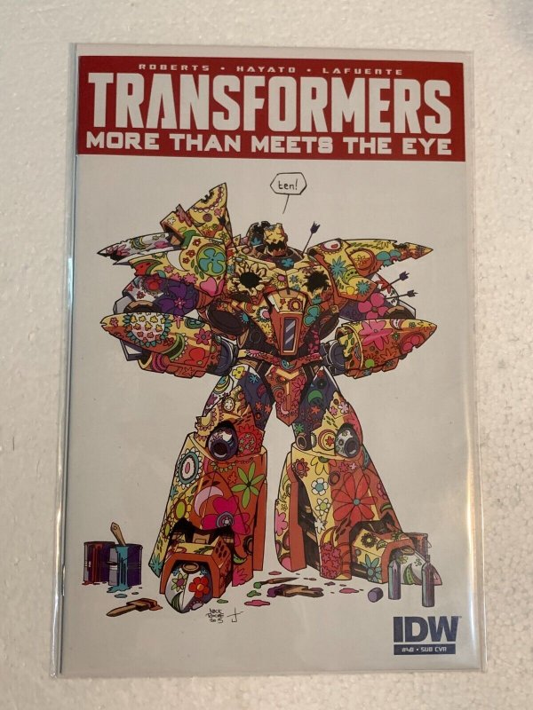 Transformers - MORE THAN MEETS THE EYE #48 SUB COVER VARIANT IDW 2014 