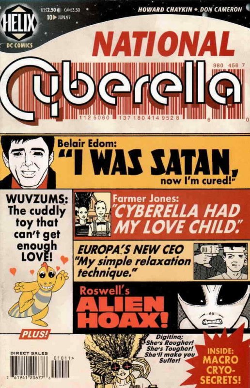 Cyberella #10 VF/NM; DC/Helix | save on shipping - details inside