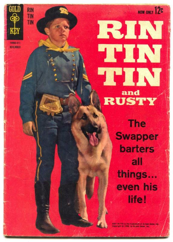 Rin Tin Tin and Rusty #1 1963- GOLD KEY- German Shepherd G