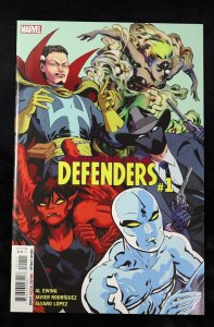 DEFENDERS #1 NM SILVER SURFER HULK DOCTOR STRANGE MASKED RAIDER RED HARPY MARVEL 