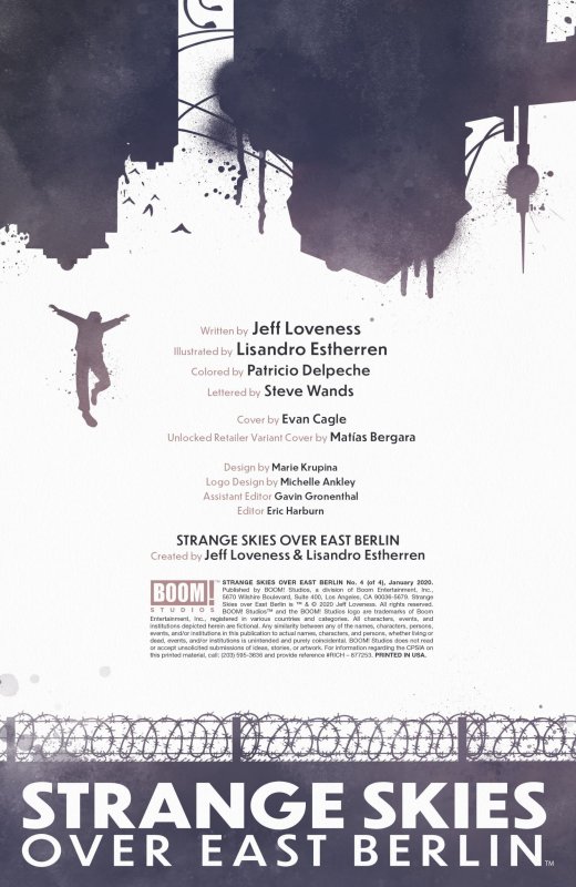 STRANGE SKIES OVER EAST BERLIN #04 (2020) EVAN CAGLE | COVER A
