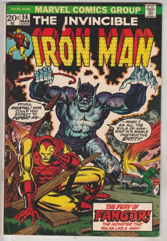 Iron Man #56 (Dec-71) FN+ Mid-High-Grade Iron Man