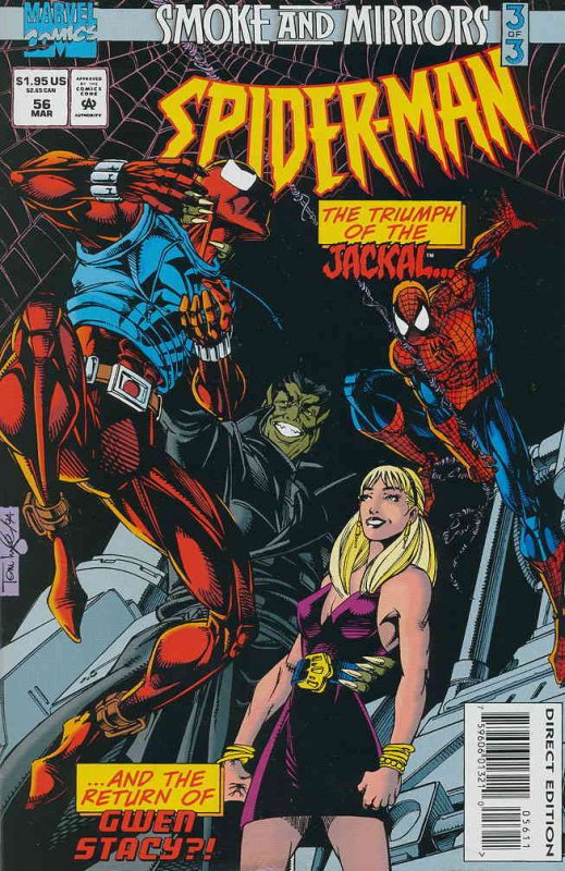 Spider-Man #56 VF/NM ; Marvel | Smoke and Mirrors 3