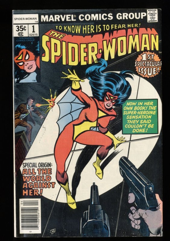 Spider-Woman (1978) #1 VF 8.0 New costume and origin!