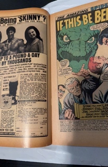 The Amazing Spider-Man #74 (1969)secret tablet /Silverman Romita.Tanning/Foxxing