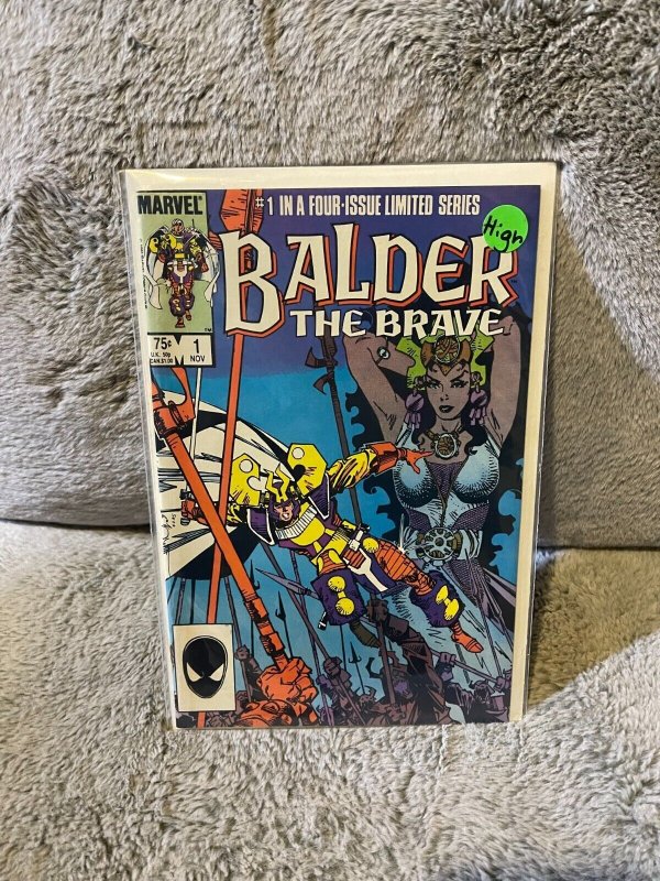 Balder The Brave Comic 1 Copper Age First Print 1985 Limited Series