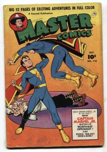 Master Comics #118 --1950--Tom Mix--Captain Marvel Jr--Golden-Age comic book