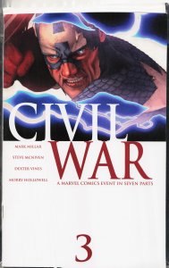 Civil War #3 (2006) Captain America [Key Issue]