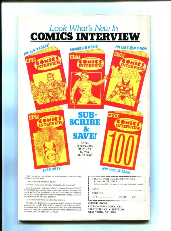 Amazing Heroes #197 - Brian Bolland Cover Art (8.5/9.0) 1991