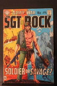 Our Army at War #220 (1970) Affordable-Grade VG+ Sgt Rock Special Solo Cover Wow