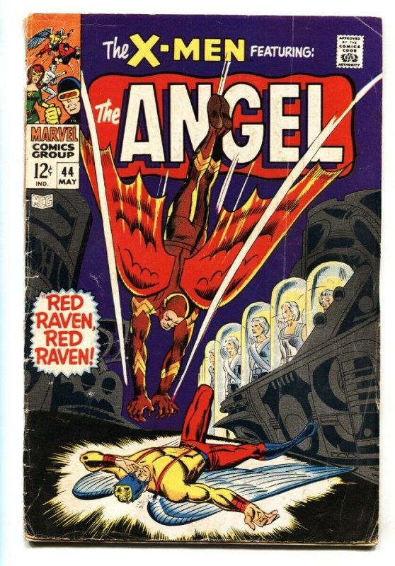 X-Men Comics #44 comic book 1968- Red Raven- Marvel Silver Age 