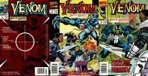 Venom: Nights of Vengeance #1-3 Newsstand (1994) Marvel Comics - 3 Comics