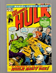 Incredible Hulk # 147 VG Marvel Comic Book Avengers Thor Captain America JK7