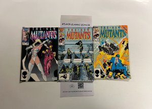 3 New Mutants Marvel Comics Books #37 38 39 Claremont 72 JW5