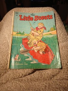 THE LITTLE SCOUTS #6 1952 DELL Publishing GOLDEN AGE COMIC Book Roland Cae Art