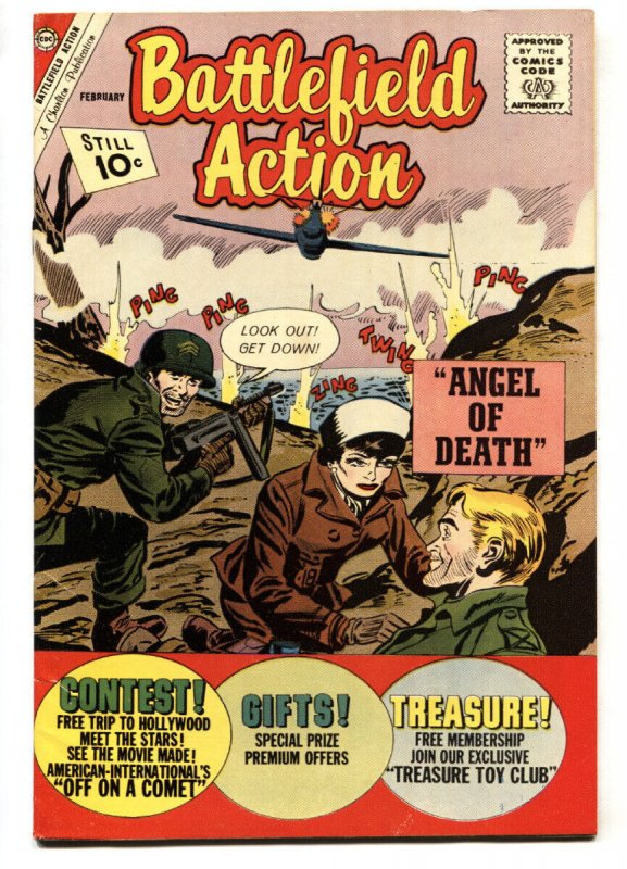 Battlefield Action #40 1962-Charlton-Roy Lichtenstein-TAKKA TAKKA-VF |  Comic Books - Silver Age, Charlton, War