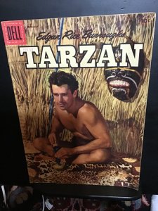 Tarzan #89 (1957)  wow! High-grade Gordon Scott photo cover golden age key! VF+