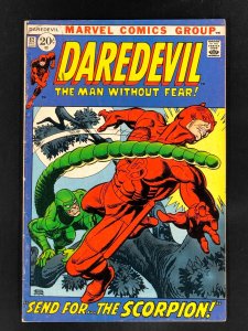 Daredevil #82 (1971) VG Scorpion and Black Widow Appearance