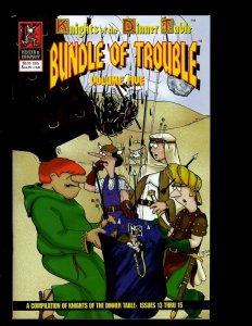 Lot Of 9 Bundle Of Trouble Comic Books # 1 2 3 4 5 6 7 8 9 Knights Dinner Ta GB4