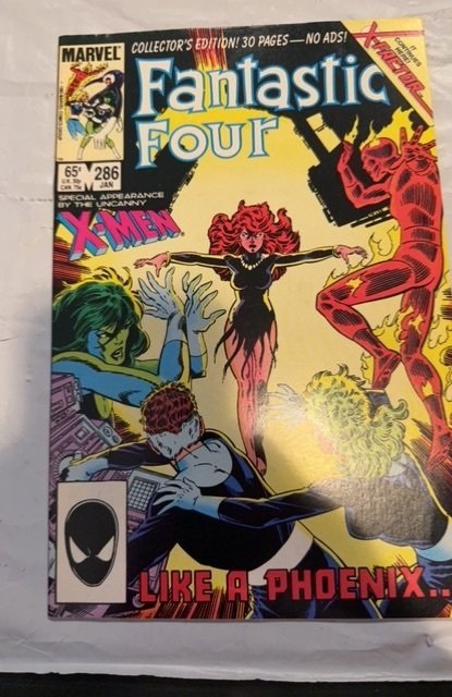 Fantastic Four #286 (1986) Like A Phoenix- Jean grey returns