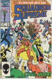 Squadron Supreme #12 (1985) - 7.5 VF- *The Dregs of Victory* 
