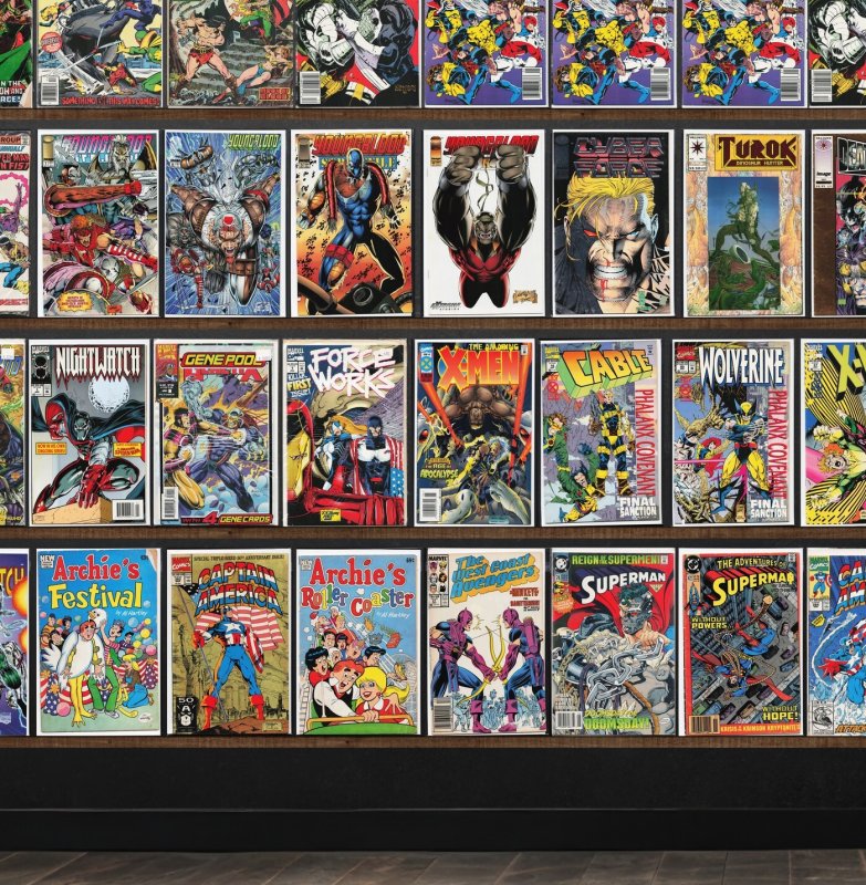 Huge Lot 150+ Comics with Captain America, The Incredible Hulk, X-Men & More!