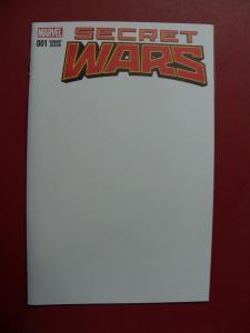 SECRET WARS #1,    BLANK  VARIANT COVER, MARVEL