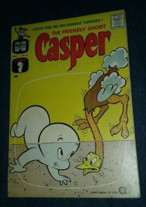 FRIENDLY GHOST CASPER, THE-#22-FUNNY OSTRICH COVER 1960 silver age cartoon VG