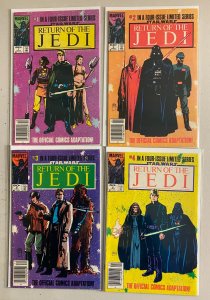 Star Wars Return Jedi set #1-4 Marvel Newsstand (6.0 FN) (1983 to 1984)