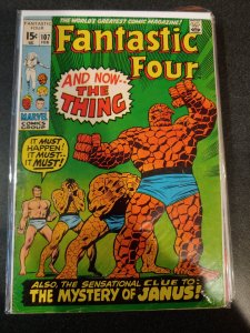 FANTASTIC FOUR #107 F/F+ SILVER AGE CLASSIC