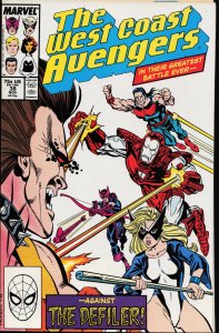 West Coast Avengers #38 (1988) West Coast Avengers / Avengers West Coast