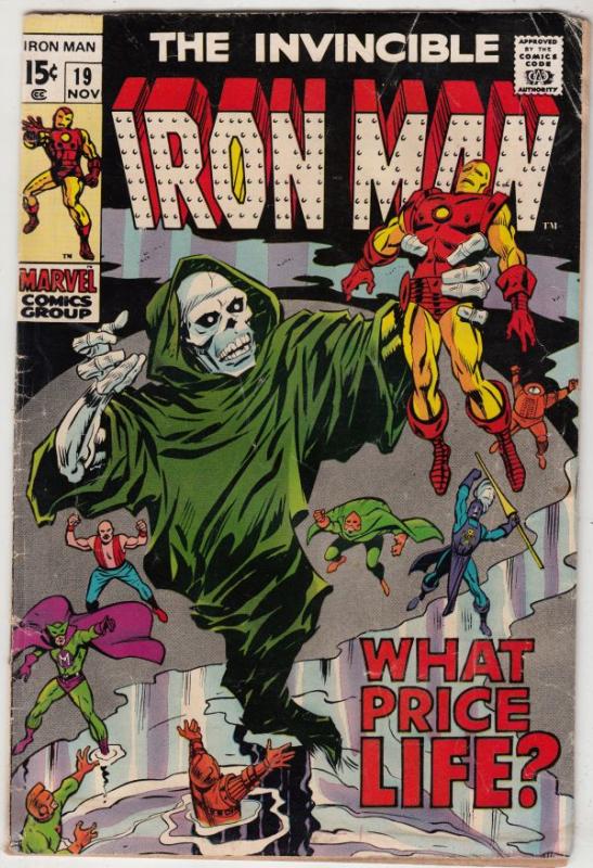 Iron Man #19 (Nov-68) GD- Affordable-Grade Iron Man
